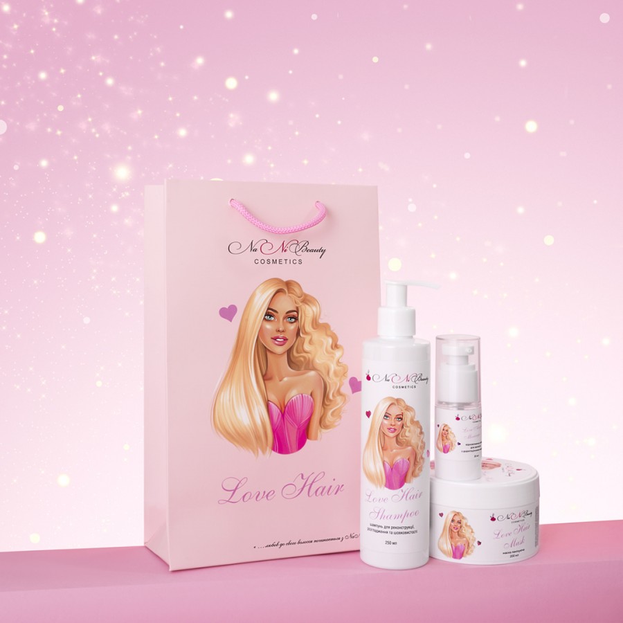 Набір Love для реконструкції та розгладження волосся