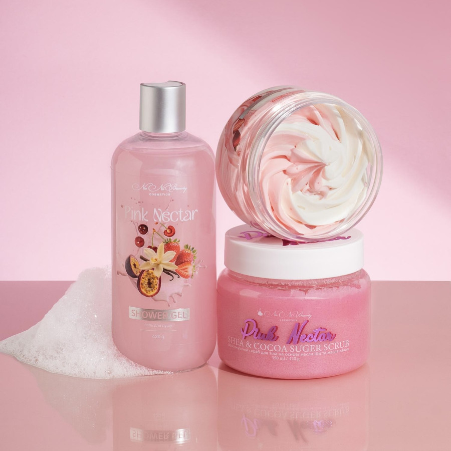Набір для тіла  «Pink Nectar & Strawberry» 
